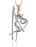 Collana La Gatta Gioielli Donna Gatta Trendy in Argento Zirconia LG06CL - LG06CL